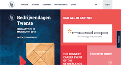 Desktop Screenshot of bedrijvendagentwente.nl